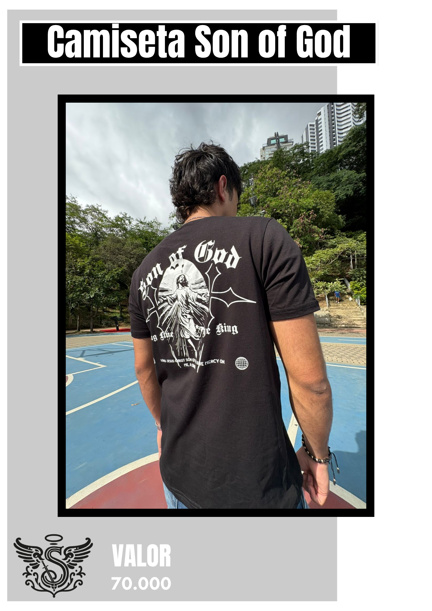camiseta manga corta Savior
