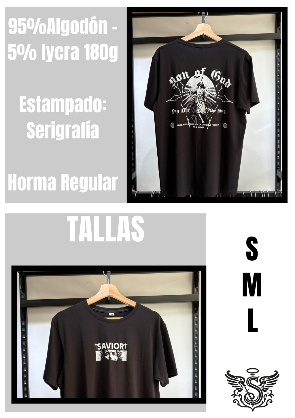 camiseta manga corta Savior