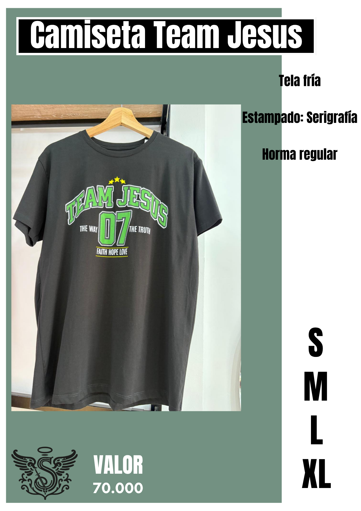 Camiseta Oversized Algodón Team Jesus