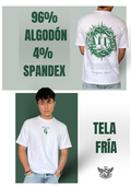 camiseta manga corta corona de espinas verde