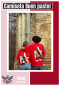 Camiseta Semi oversized Roja Buen Pastor